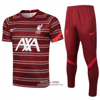 Chandal del Liverpool Manga Corta 2021/2022 Rojo