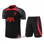 Chandal del Liverpool Manga Corta 2022/2023 Negro - Pantalon Corto