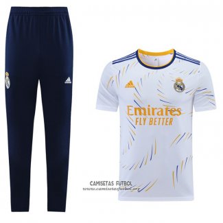 Chandal del Real Madrid Manga Corta 2021/2022 Blanco