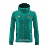 Chaqueta con Capucha del Arsenal 2020/2021 Verde