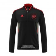 Chaqueta del Manchester United 2022/2023 Negro y Rojo