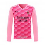 Camiseta AC Milan Portero Manga Larga 2020/2021 Rosa