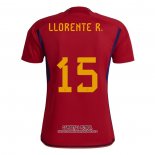 Camiseta Espana Jugador Llorente R. Primera 2022
