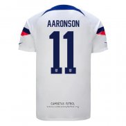 Camiseta Estados Unidos Jugador Aaronson Primera 2022