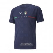 Tailandia Camiseta Italia Portero 2021 Azul