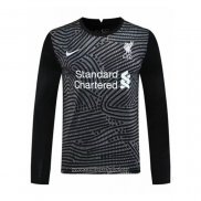 Camiseta Liverpool Portero Manga Larga 2020/2021 Negro