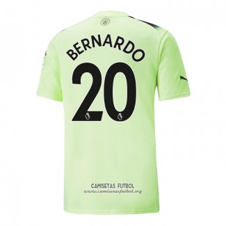 Camiseta Manchester City Jugador Bernardo Tercera 2022/2023