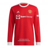 Camiseta Manchester United Primera Manga Larga 2021/2022