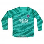 Camiseta Paris Saint-Germain Portero Manga Larga 2023/2024 Verde