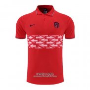 Camiseta Polo del Atletico Madrid 2022/2023 Rojo