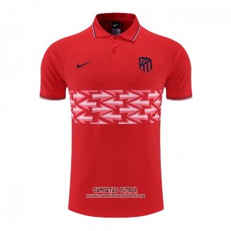 Camiseta Polo del Atletico Madrid 2022/2023 Rojo