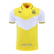 Camiseta Polo del Borussia Dortmund 2022/2023 Amarillo y Blanco