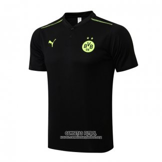 Camiseta Polo del Borussia Dortmund 2022/2023 Negro