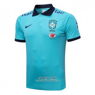 Camiseta Polo del Brasil 2022/2023 Azul