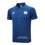 Camiseta Polo del Manchester City 2023/2024 Azul