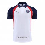 Camiseta Polo del Paris Saint-Germain Jordan 2022/2023 Blanco