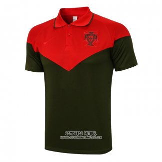 Camiseta Polo del Portugal 2021 Negro