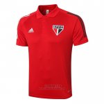 Camiseta Polo del Sao Paulo 2020/2021 Rojo