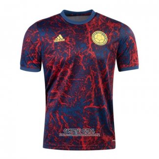 Camiseta Pre Partido del Colombia 2021 Rojo