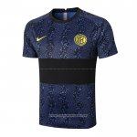 Camiseta de Entrenamiento Inter Milan 2020/2021 Azul y Negro