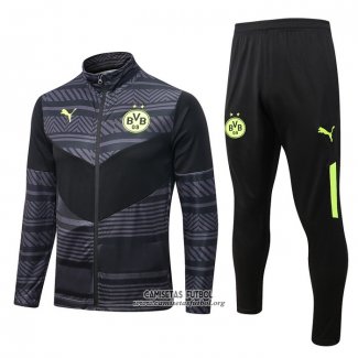 Chandal de Chaqueta del Borussia Dortmund 2022/2023 Gris