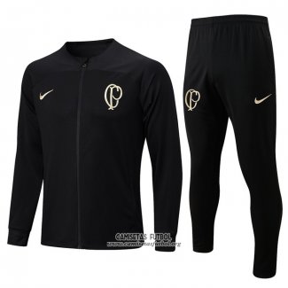 Chandal de Chaqueta del Corinthians 2022/2023 Negro