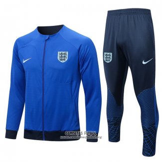 Chandal de Chaqueta del Inglaterra 2022/2023 Azul