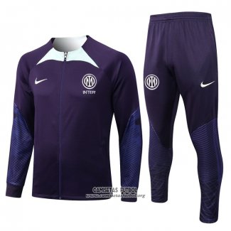 Chandal de Chaqueta del Inter Milan 2022/2023 Purpura