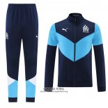 Chandal de Chaqueta del Olympique Marsella 2021/2022 Azul