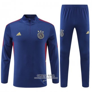 Chandal de Sudadera del Ajax 2022/2023 Azul