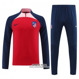 Chandal de Sudadera del Atletico Madrid 2023/2024 Rojo