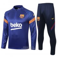 Chandal de Sudadera del Barcelona 2020/2021 Azul