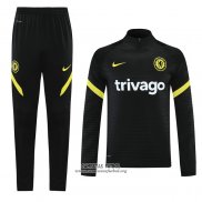 Chandal de Sudadera del Chelsea 2021/2022 Negro