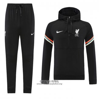 Chandal de Sudadera del Liverpool 2021/2022 Negro