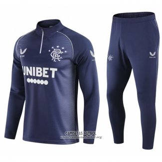 Chandal de Sudadera del Rangers 2021/2022 Azul