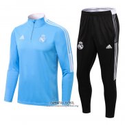 Chandal de Sudadera del Real Madrid 2021/2022 Azul