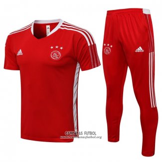 Chandal del Ajax Manga Corta 2021/2022 Rojo