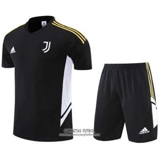 Chandal del Juventus Manga Corta 2022/2023 Negro - Pantalon Corto