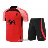 Chandal del Liverpool Manga Corta 2022/2023 Rojo - Pantalon Corto