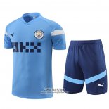 Chandal del Manchester City Manga Corta 2022/2023 Azul - Pantalon Corto