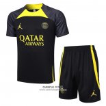 Chandal del Paris Saint-Germain Jordan Manga Corta 2023/2024 Negro - Pantalon Corto