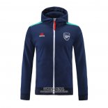 Chaqueta con Capucha del Arsenal 2021/2022 Azul