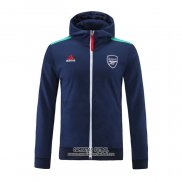 Chaqueta con Capucha del Arsenal 2021/2022 Azul