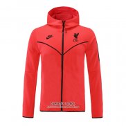 Chaqueta con Capucha del Liverpool 2021/2022 Rojo