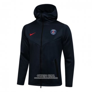 Chaqueta con Capucha del Paris Saint-Germain 2021/2022 Azul