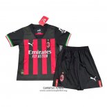 Camiseta AC Milan Primera Nino 2022/2023