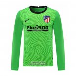 Camiseta Atletico Madrid Portero Manga Larga 2020/2021 Verde