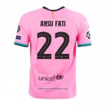 Camiseta Barcelona Jugador Ansu Fati Tercera 2020/2021