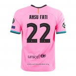 Camiseta Barcelona Jugador Ansu Fati Tercera 2020/2021