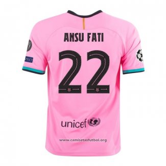 Camiseta Barcelona Jugador Ansu Fati Tercera 2020/2021